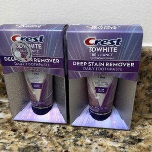 NWT Crest 3D White Brilliance Deep Stain Remover - Daily Toothpaste 2.1oz